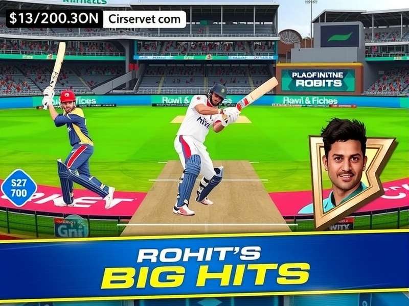Rohit S Big Hits Game Screenshot